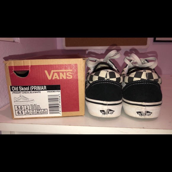 Checkered Old Skool Vans - Picture 5 of 7